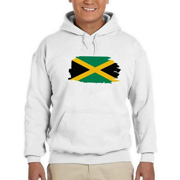 Jamaica Flag Hoodie Men -SPIdeals Designs, Male x-Large