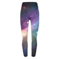 thumbnail image 6 of successthop Warm Leggings for Women Winter Star Space Comfortable Pant Soft Sleepwear Lightweight Shapewear Blue M, 6 of 6