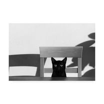 Trademark Fine Art 'Where Is My Coffee?' Canvas Art by Jon Bertell