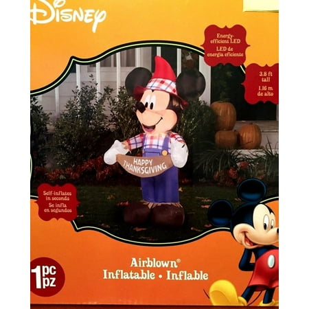 Mickey Mouse Scarecrow Airblown Inflatable Halloween Yard Art