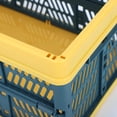 thumbnail image 4 of Multi-purpose Large Capacity PP Material Toy Storage Basket, Clothes Organizer, For RV Kitchen Bedroom Dorms Blue Yellow, 4 of 8