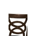 thumbnail image 2 of Benjara Comfortable Counter Height Stool Upholstered Seat, Black And Brown, Set of 2, 2 of 5