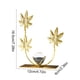thumbnail image 3 of Escultura de metal con hoja de ginkgo y decoración de escritorio, estatua de pan de oro para estantería y decoración de mesa en la oficina, 3 of 6