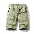 thumbnail image 2 of IROINNID Cargo Shorts for Men Plus Size Cargo Shorts Multi-Pockets Relaxed Summer Beach Shorts Pants,Khaki, 2 of 4