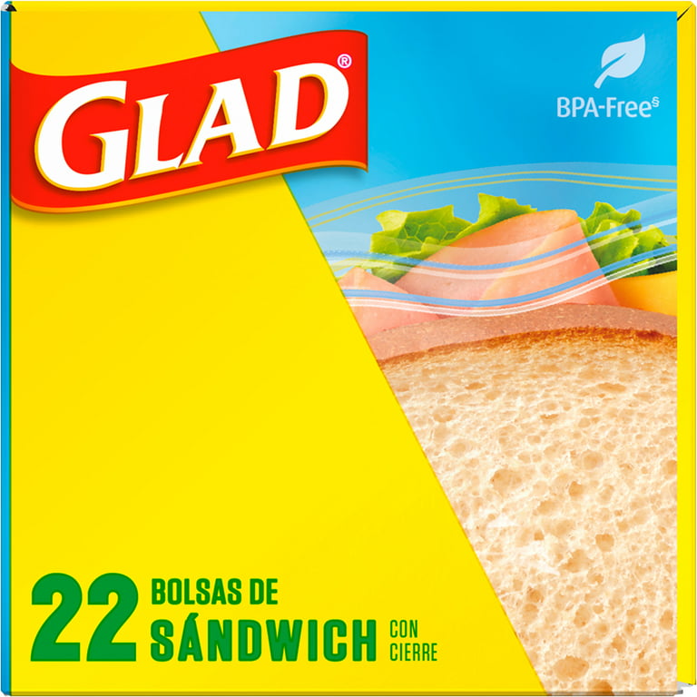 Glad Zipper Bags, Sandwich 50 bags