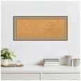thumbnail image 7 of Amanti Art Natural Cork Board Framed Elegant Brushed Bronze Narrow Bulletin Board 33 in. x 15 in., 7 of 7