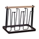thumbnail image 5 of Estante para secar tazas, estante para vasos de agua de vidrio, soporte para vasos de drenaje de cocina, escurridor de vidrio para beber, soporte para Negro Macarena Estante de secado de botellas, 5 of 8