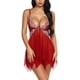thumbnail image 5 of Pijama sexy de malla sin espalda, camisón fino tentador, conjunto de ropa de casa para mujer para el cabello, 5 of 6