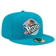 thumbnail image 3 of Men's New Era  Teal Detroit Pistons Core Logo 59FIFTY Fitted Hat, 3 of 5