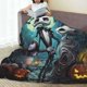 thumbnail image 5 of Manta polar de Pesadilla antes de Navidad, manta súper suave y acogedora, manta de franela ligera y cómoda, mantas de felpa cálidas para sofá, sofá, cama, 5 of 8