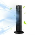 thumbnail image 1 of Patiojoy 28" Oscillating Tower Fan 3 Wind Outlet Speed Space Cooling 35W Black, 1 of 9