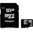 thumbnail image 1 of Tarjeta de Memoria Silicon Power MicroSDHC 16GB Clase 10 UHS I con Adaptador SD, 1 of 2