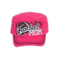 thumbnail image 1 of TopHeadwear Football Mom Distressed Adjustable Cadet Cap - Pink, 1 of 2