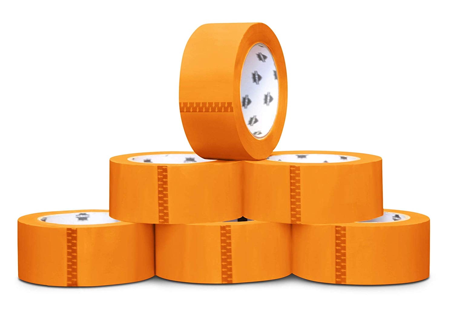 Orange Color Packaging Tape, 2 Mil, 3" x 55 Yards, 24 Rolls Walmart