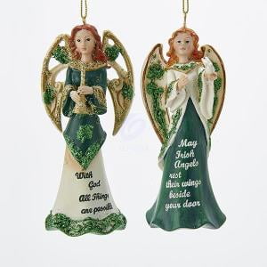 Irish Angel Ornament - 4.5