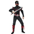 thumbnail image 2 of California Costume Collection Stealth Ninja Halloween Costume Accessory Kit, One Size, 2 Pieces, 2 of 2