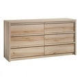 thumbnail image 1 of Bowery Hill 6-Drawer Mid-Century Engineered Wood Dresser in Maple, 1 of 8