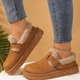 thumbnail image 5 of Snow Boots for Women PU Leather Anti-Slip Warm Fleece Lined Women's Winter Ankle Booties Waterproof Outdoor Boots Comfortable Shoes, 5 of 8