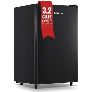 3.2 Cu.ft Single Door Freestanding Freezer with Adjustable Thermostat for Kitchen, Apartment, Basement, Dorm, Black