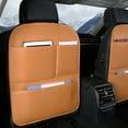 thumbnail image 2 of Universal Car Seat Back Protector - Anti-Kick Leather Pad (23.6"x19.7"/0.88lb) for Childproofing & Interior Protection, 2 of 6