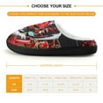 thumbnail image 2 of Kids Power Rangers Slippers Boys Girls Non-Slip Fuzzy House Slippers Warm Soft Plush Winter House Shoes Slip-On Shoes, 2 of 7