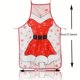 thumbnail image 2 of 1pc, Polyester Christmas apron, Christmas apron Decoration, Fabric Color Printing Decoration, Cartoon apron, anime Christmas Costume Dress up, 2 of 4