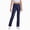 Navy, variant on Girls Wide Leg Pants Kids Elastic High Waist Dress Pants Slacks Fall Winter Clothes 5-6 Years,Black NIEWTR