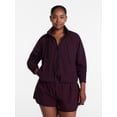 thumbnail image 2 of Avia Women's and Women's Plus Crinkle Jacket, Sizes XS-4X, 2 of 7