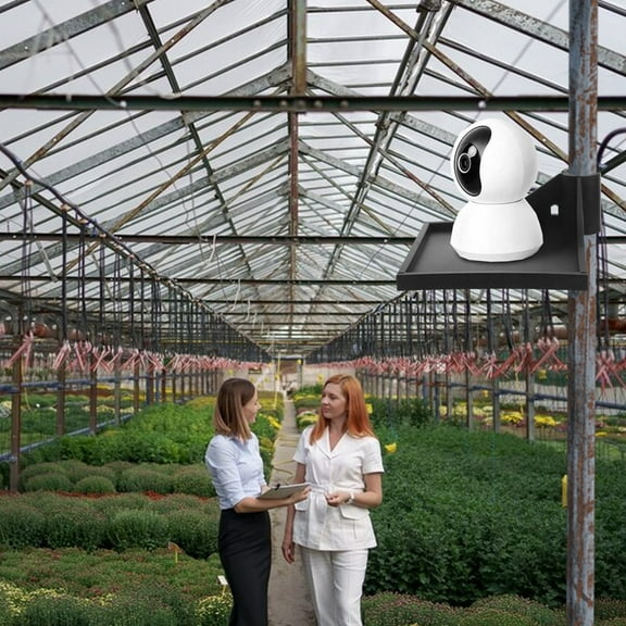 OUNONA 2pcs Grow Tent Equipment Holder Camera Corner Storage Shelf Hygrometer Mount for Small Grow Tent Shelving Planting Tools