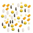 thumbnail image 4 of 50x casa de muñecas en miniatura, juguetes de comida, accesorios para casa de muñecas DIY, casa de muñecas para niños, juguetes, modelo de comida de, 4 of 8