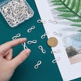 thumbnail image 3 of 120Pcs Antique Silver Infinity Symbol Connectors Tibetan Style Alloy Link Connectors 8x22.5mm Charms Pendants for DIY Crafting Valentines's DayBirthday Gift DIY, 3 of 7
