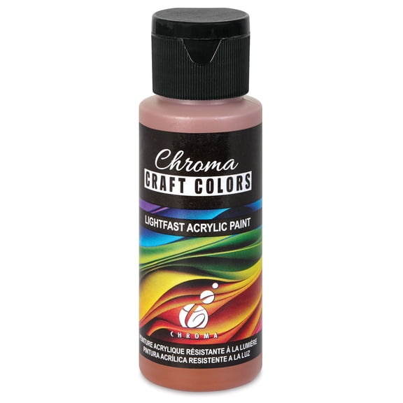 Chroma Craft Colors Acrylic Paint - Caramel, 2 oz