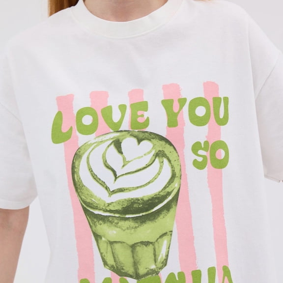 Love You Matcha T-S1Hirute Funny )