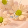 thumbnail image 5 of Collar Corazon Con Alas De Zirconia Para Mujer De Plata 925, 5 of 5