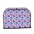 thumbnail image 7 of Rateoe crystal Skull record lips Pattern Toaster Covers 4 Slice Wide Slot,Bread Machine Cover,Bread Dust Cover & Fingerprint Protection,Appliance Covers, 7 of 7