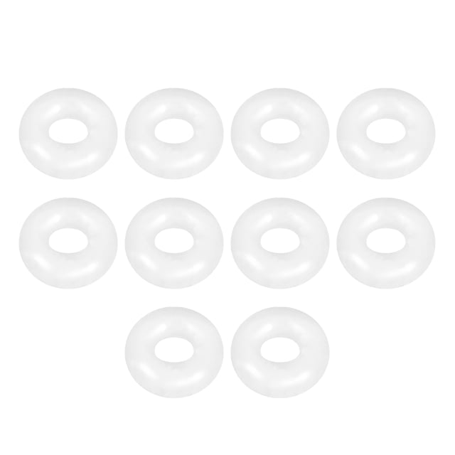 Unique Bargains Silicone O-Rings, 4mm Inner Diameter, 10mm OD, 3mm Width, Seal Gasket 10pcs