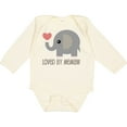 thumbnail image 3 of Inktastic Loved by Memaw Grandchild Boys or Girls Long Sleeve Baby Bodysuit, 3 of 5