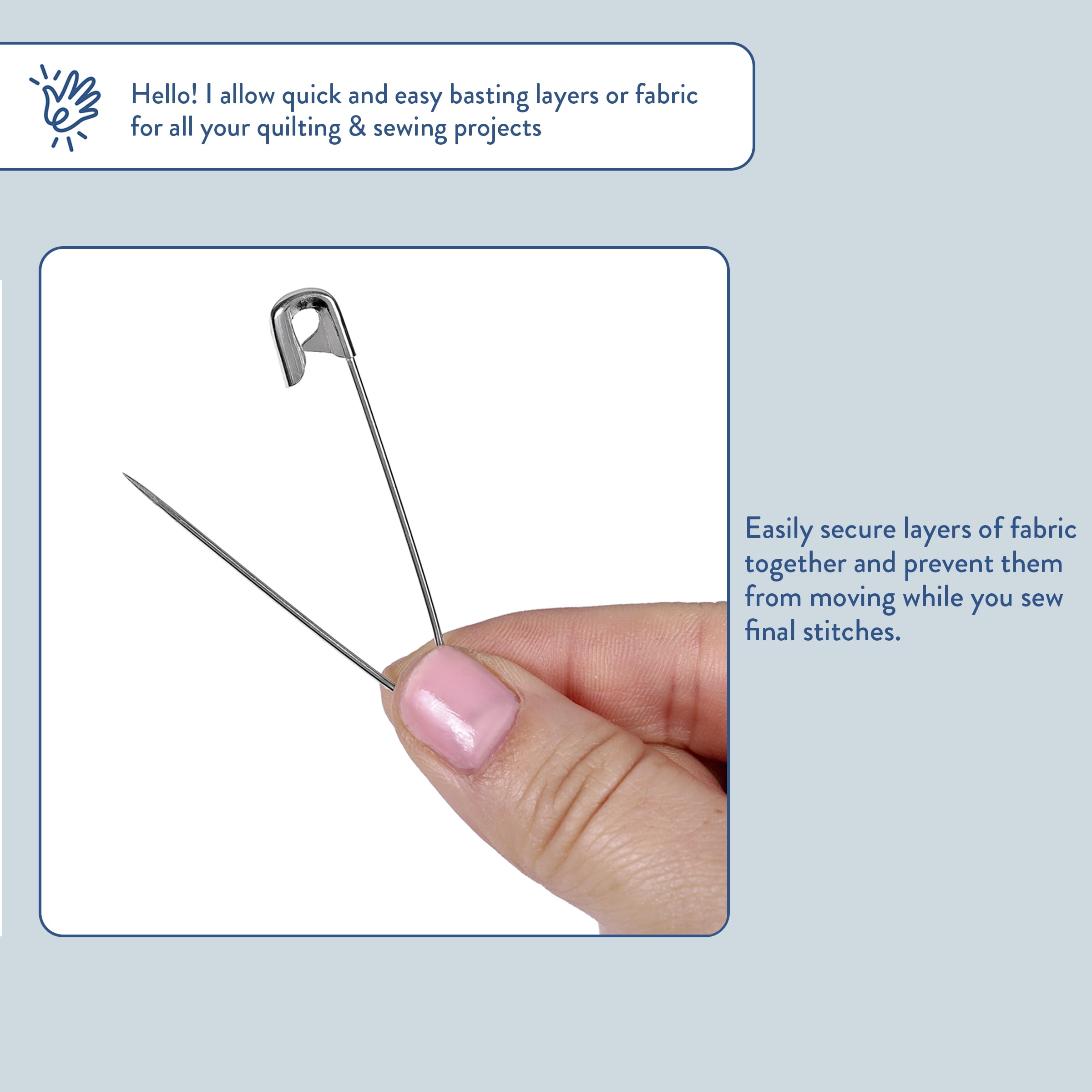 (3 pack) Hello Hobby Basting Pins, Size 3, 30 Count