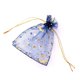 thumbnail image 2 of 50 unids/lote estrella Luna bolsas de joyería de Organza bolsitas transparentes de tul bolsa de regalo con cordón bolsas de recuerdo de fiesta de boda organizador de joyería, 2 of 5