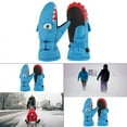 thumbnail image 6 of Kids Winter Gloves Non-Slip Skin-friendly and Soft Mittens for Ski Boys Snow Girls Waterproof Warm Fleece - Shark L, 6 of 6