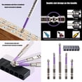 thumbnail image 2 of CEORPER 6Pcs K5 Magnetic Impact Screwdriver Bit Set Antislip Screw Extractor Crossing, 2 of 9