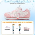 thumbnail image 6 of Barerun Kids Shoes Boys Girls Sport Sneakers,Wide,Anti-Slip,Closed Toe,4 Big Kid, 6 of 9