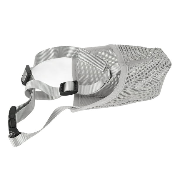 Bozal de Malla para Perro con Correas Ajustables Cómodo Bozal de Nailon Suave Transpirable de Malla de Aire Evita Asfixia Masticar y Morder Ligero Duradero Perfecto para ANGGREK Otros