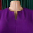 thumbnail image 6 of AURA Womens V Neck A Line Midi Dress Tie Strap Detail Short Sleeve High Waist Elegant Summer Work Dress with Zipper, 6 of 10