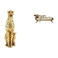 thumbnail image 1 of Figura de guepardo,Figura de guepardo dorado,adorno de escritorio moderno,Sofá en miniatura para muñecas,Muebles de casa de muñecas a escala 1/12,modelo de sofá de madera,decoración,Sofá, 1 of 8