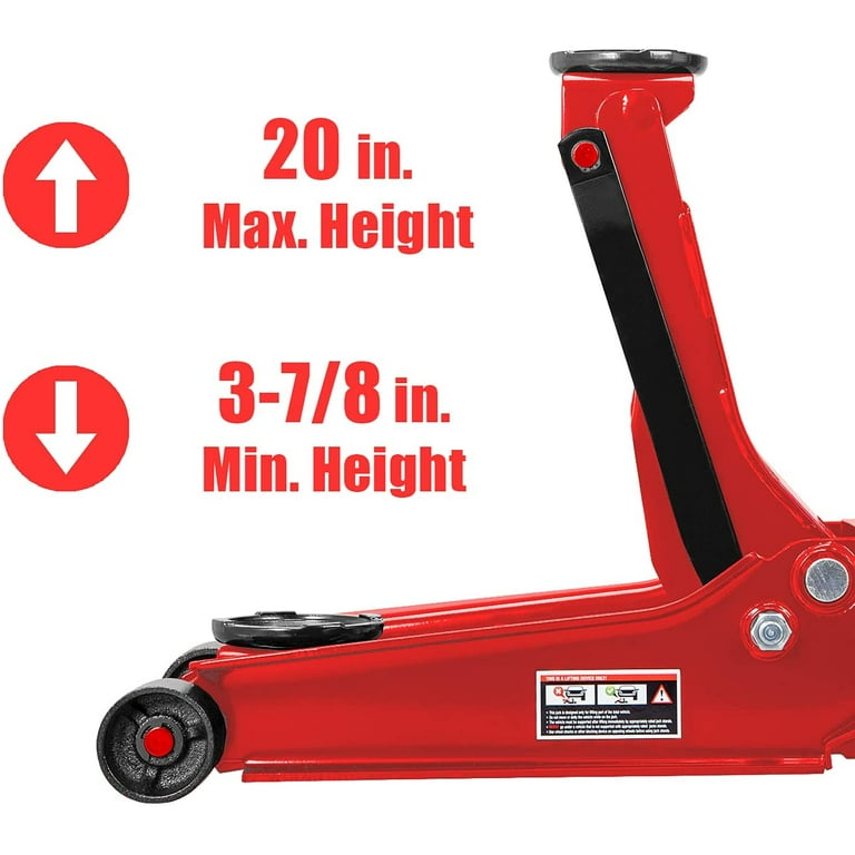 Torin BIG RED 4 Ton Hydraulic Low Profile Floor Jack,DMT84007R