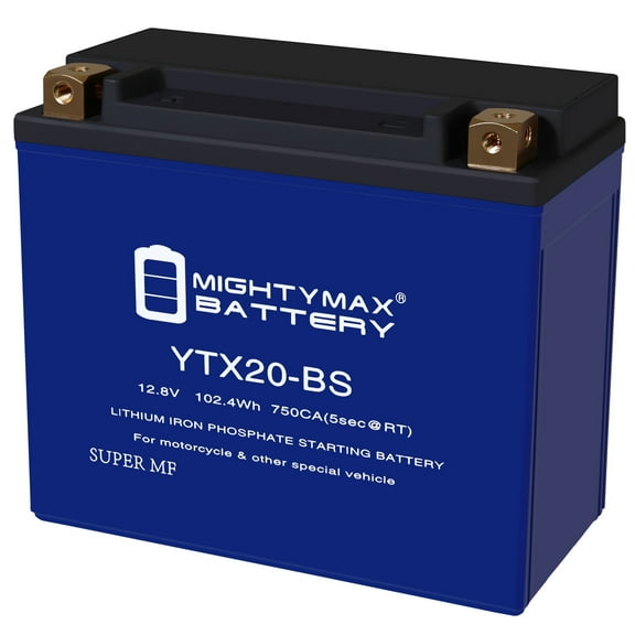 YTX20-BS Lithium Replacement Battery compatible with Arctic Cat 700 Bearcat, Pantera 3000 16-17