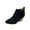 Black, variant on Fesfesfes Womens Fall Boots Vintage Slip On Boots Pointed Toe Round Thick Heel Short Shoes 7.5(40)