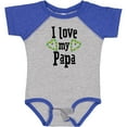 thumbnail image 3 of Inktastic I Love My Papa- Hearts Boys or Girls Baby Bodysuit, 3 of 5