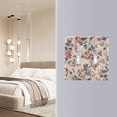 thumbnail image 5 of Dailycode Light Switch Plate Covers 3 Gang Wall Plate Plastics Outlet Covers for Kitchen Home Office Decor Vintage Pink Roses and Leaves, 5 of 8